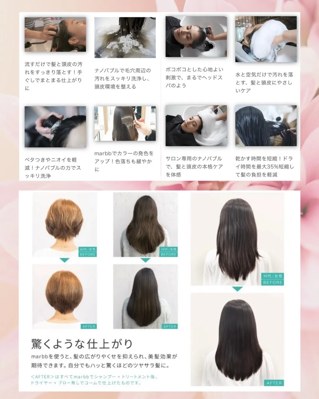 当サロンでは、シャンプー台に