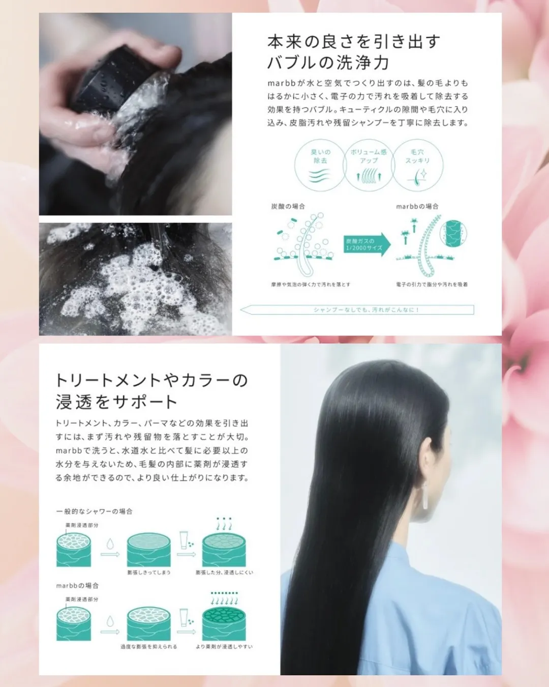 当サロンでは、シャンプー台に