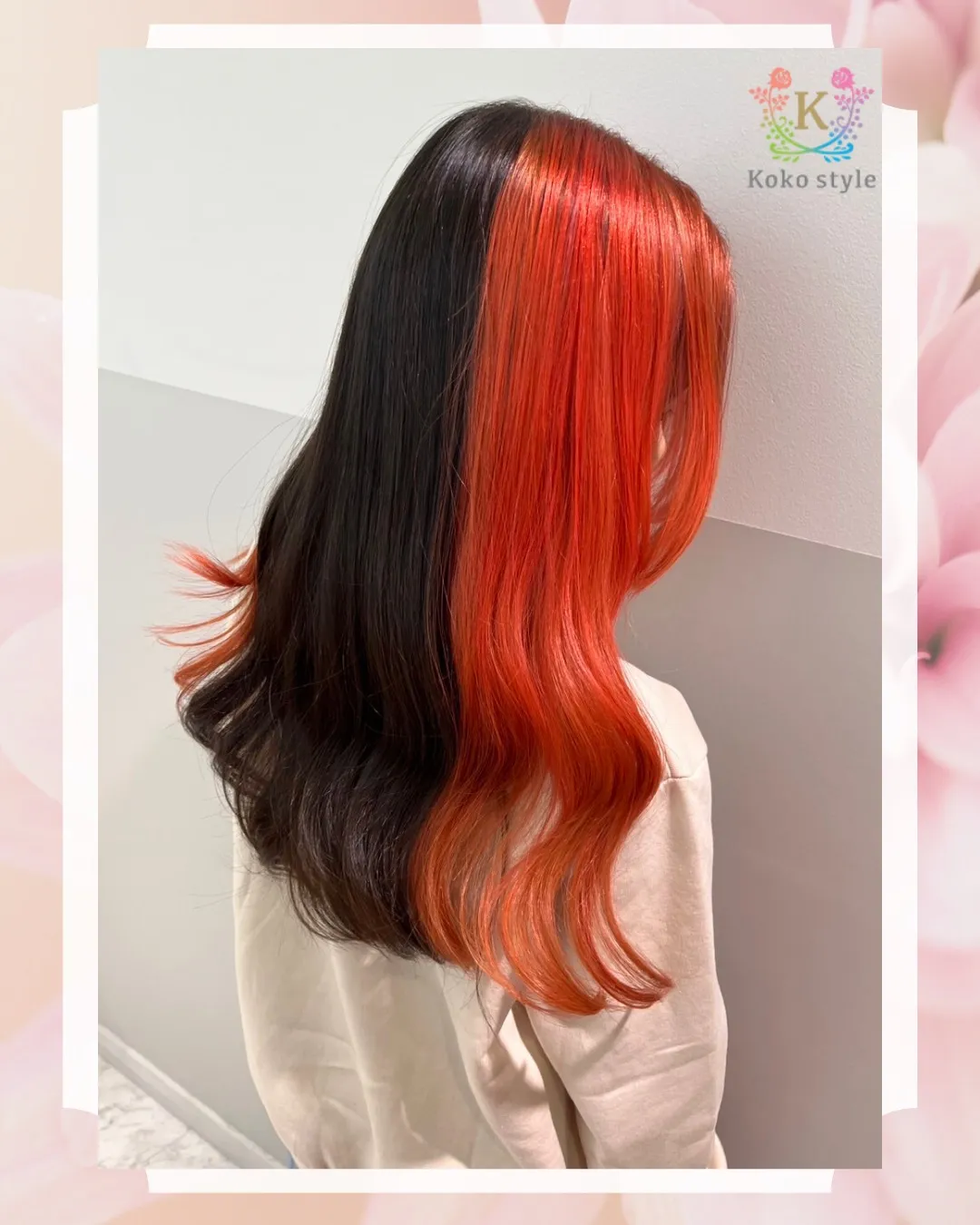 【Red❤️✖️Black🖤のコントラストカラー】