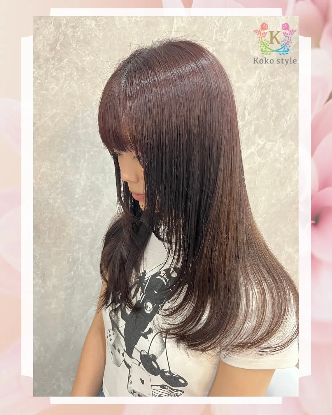 顔まわりレイヤースタイル✨